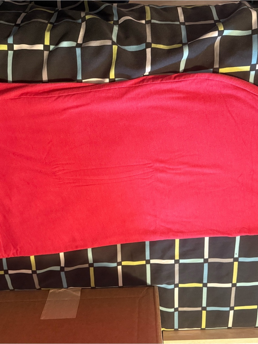Copper pearl infant car seat cover.
